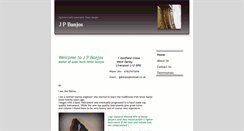 Desktop Screenshot of jpbanjos.co.uk